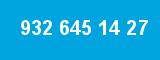 932 645 14 27 932 645 14 27